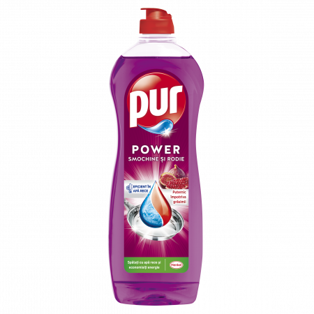 Casa si curatenie - Detergent Lichid Pentru Vase, Pur, Duo Power Smochine si Rodie, 750ml
