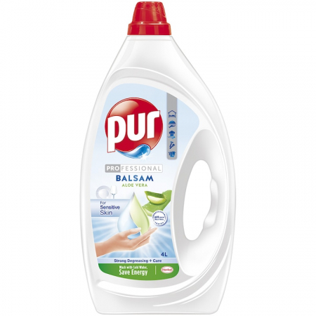 Casa si curatenie - Detergent Lichid Pentru Vase, Pur Professional, Aloe Vera, 4.5 L