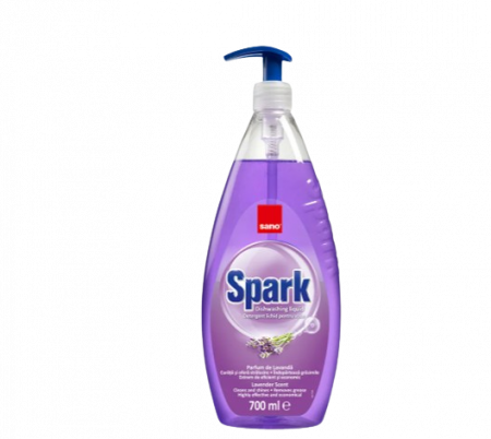 Detergenti vase - Detergent Lichid Pentru Vase, Sano, Spark Lavander, 700 ml