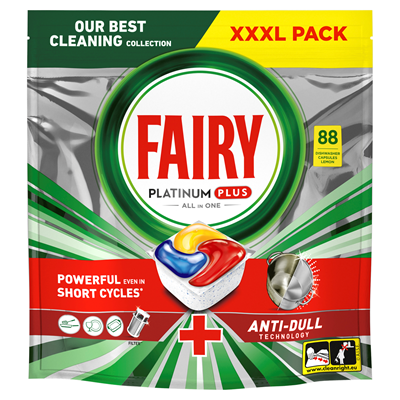 Casa si curatenie - Detergent Masina De Spalat Vase, Fairy, Platinum Plus, 88 buc