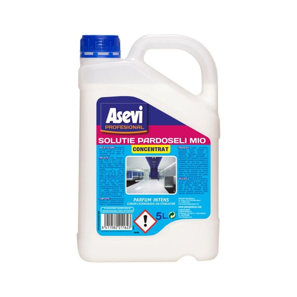 Casa si curatenie - Detergent Pardoseli, Asevi Professional, Mio, 5L