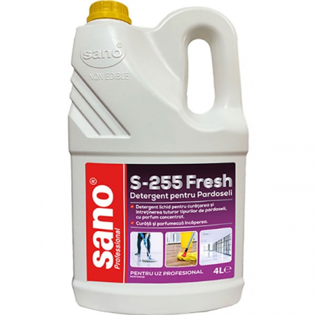 Detergenti locuinta - Detergent Pardoseli, Sano Professional, S-255 Fresh, 4L