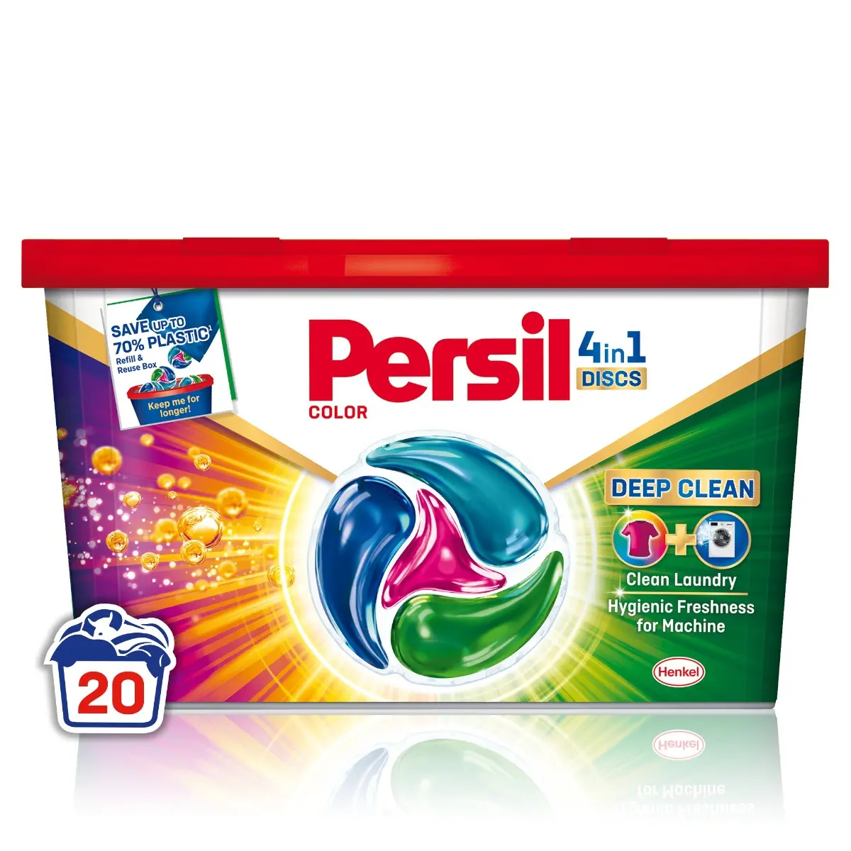 Detergent si balsam rufe - Detergent Pentru Rufe, Persil, 4in1 Color, 20 bucati
