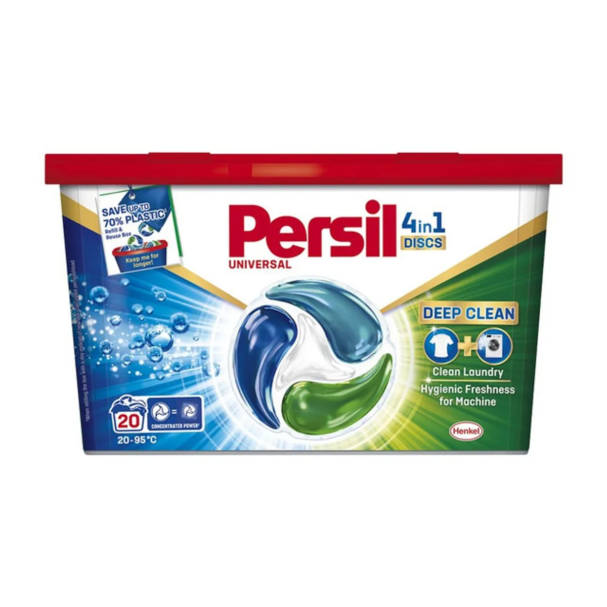Detergent si balsam rufe - Detergent Pentru Rufe, Persil, 4in1 Universal, 20 bucati