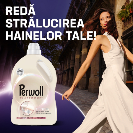 Detergent Rufe Lichid, Perwoll, Light Color, 3 L, 60 Spalari [1]