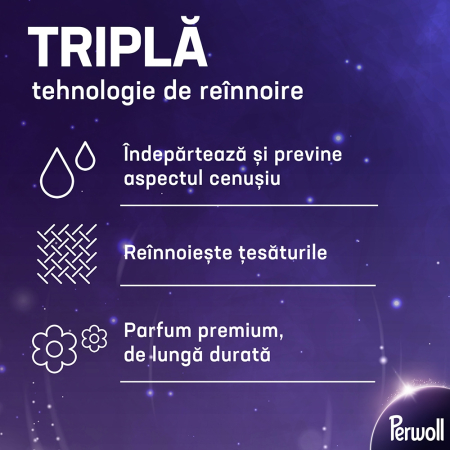 Detergent Rufe Lichid, Perwoll, Light Color, 3 L, 60 Spalari [3]