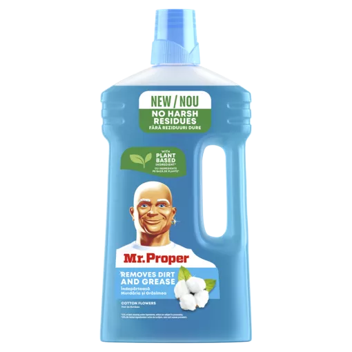 Casa si curatenie - Detergent Universal Pentru Suprafete, Mr. Proper, Flori De Bumbac, 1L