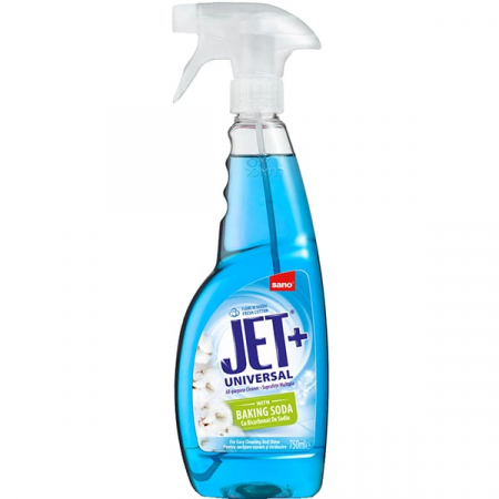 Casa si curatenie - Detergent Universal Pentru Suprafete, Sano, Jet +, Baking Soda, 750 ml