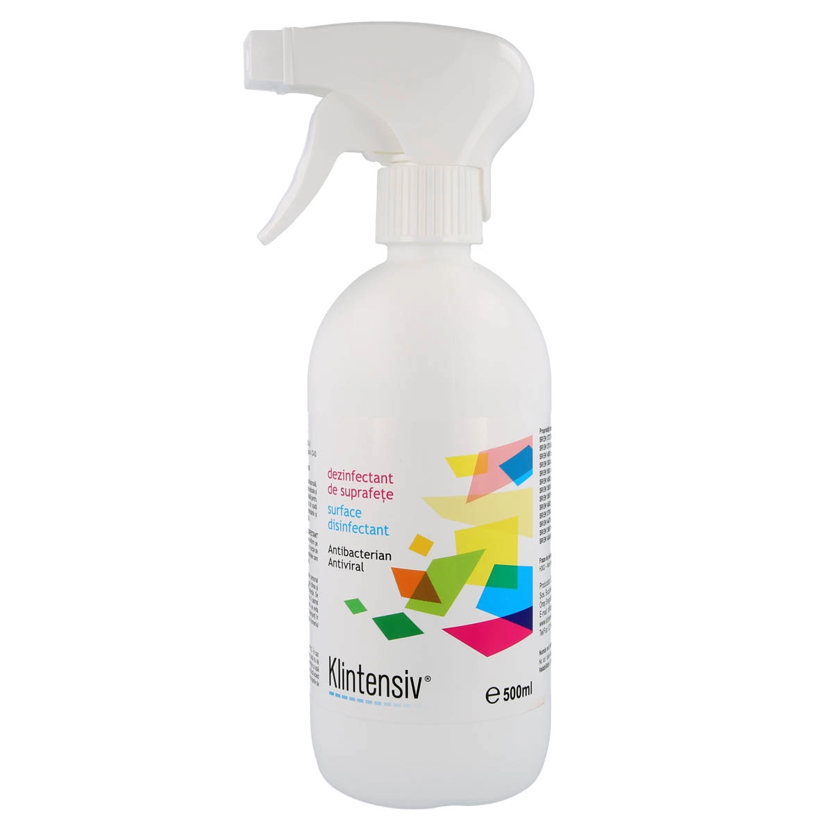 Casa si curatenie - Dezinfectant Pentru Suprafete, Klintensiv, 500 ml