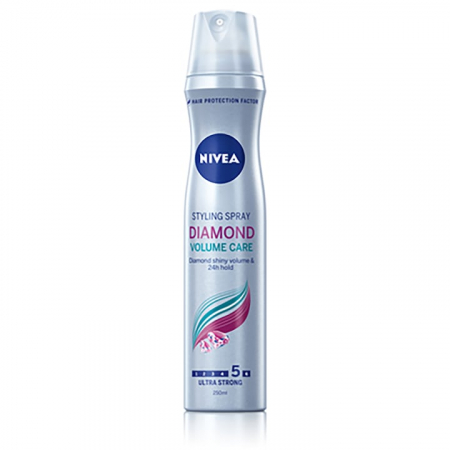 Ingrijirea parului - Fixativ Spray Nr. 5, Nivea, Diamond, 250 ml