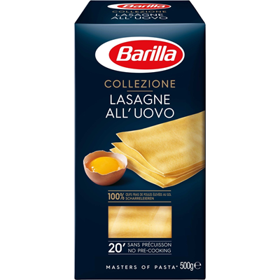 Bacanie - Foi Lasagne Cu Ou, Barilla, 500g