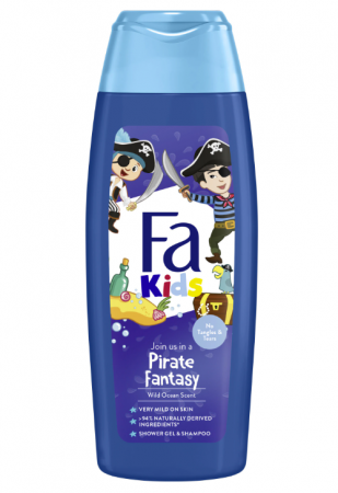 Ingrijire bebe - Gel De Dus, Fa Kids, Pirate, 250 ml