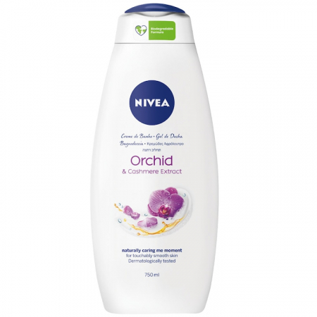 Gel dus si sapun - Gel De Dus, Nivea, Orchid & Cashmere, 750 ml