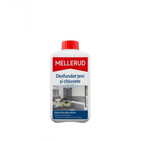 Detergenti locuinta - Gel Pentru Desfundarea Tevilor De Scurgere, MELLERUD, 1L