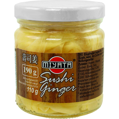 Sortiment asiatic - Gimbir Alb Pentru Sushi, Miyata, 190g