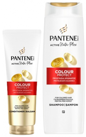 Ingrijire personala - Pachet Promo, Pantene Pro-V, Color Protect, Sampon + Balsam, 400 ml + 275 ml