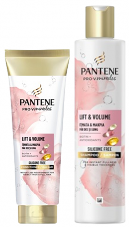 Pachete promo - Pachet Promo, Pantene Pro-V, Lift & Volume, Sampon + Balsam, 250 ml + 160 ml
