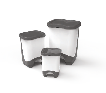 Pachete promo - Pachet Promo, Sterk, Cosuri De Gunoi Casandra, Plastic, Gri, 28L + 13L + 6L