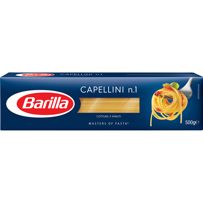 Bacanie - Paste Capellini Nr. 1, Barilla, 500g