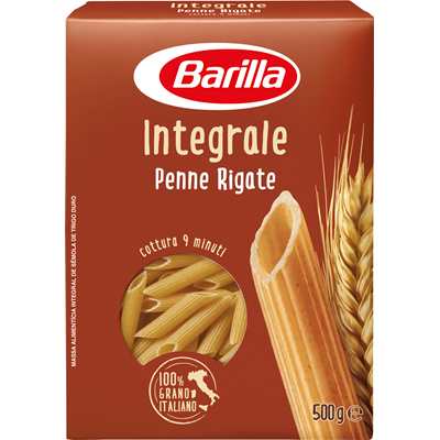 Bacanie - Paste Penne Integrale, Barilla, 500g