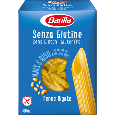 Bacanie - Paste Penne Rigate Fara Gluten, Barilla, 500 g