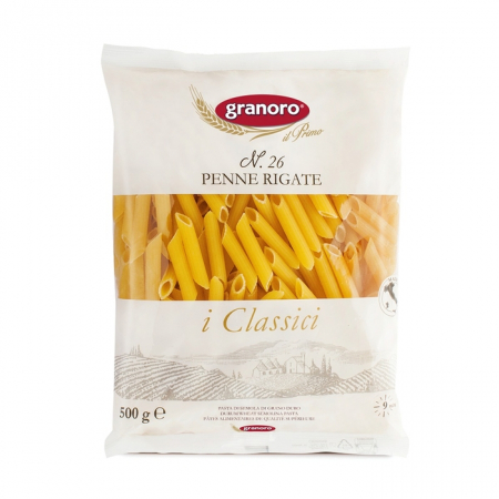 Bacanie - Paste Penne Rigate Nr. 26, Granoro, 500g