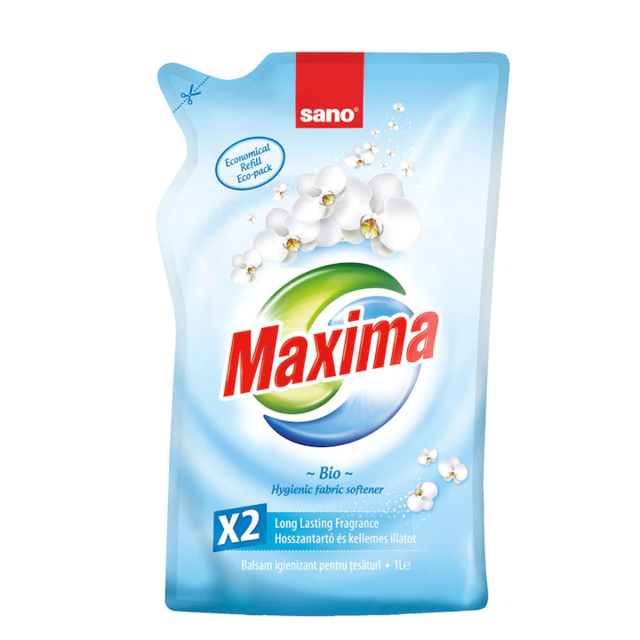 Detergent si balsam rufe - Rezerva Balsam De Rufe, Sano, Maxima Bio, 1L