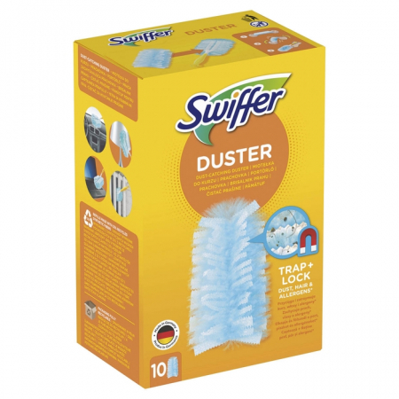 Pamatufuri - Rezerve Pamatuf Pentru Curatarea Prafului, Swiffer, Trap & Lock, 10 buc