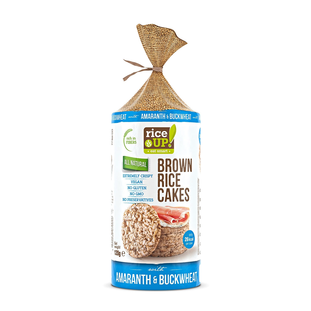 Bacanie - Rondele Din Orez Cu Amarant & Hrisca, RiceUP, 120g