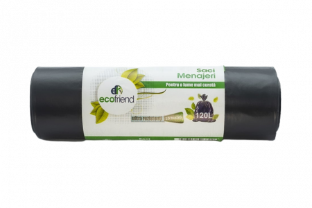 Saci Menajeri, EcoFirend, Diverse Culori, 120l, 10 saci/rola [2]