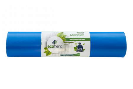 Saci Menajeri, EcoFriend, Diverse Culori, 240l, 10 saci/rola [2]