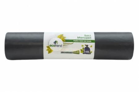 Saci Menajeri, EcoFriend, Diverse Culori, 240l, 10 saci/rola [3]
