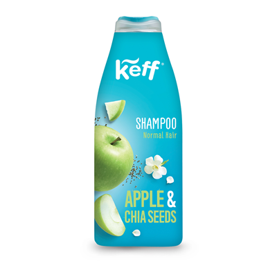 Ingrijire pentru el - Sampon, Keff, Apple & Chia Seeds, 500 ml