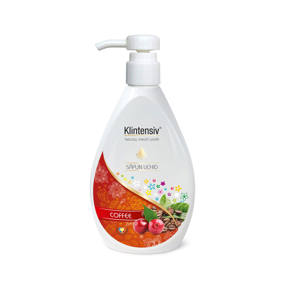 Gel dus si sapun - Sapun Lichid, Klintensiv, Cafea, 480 ml