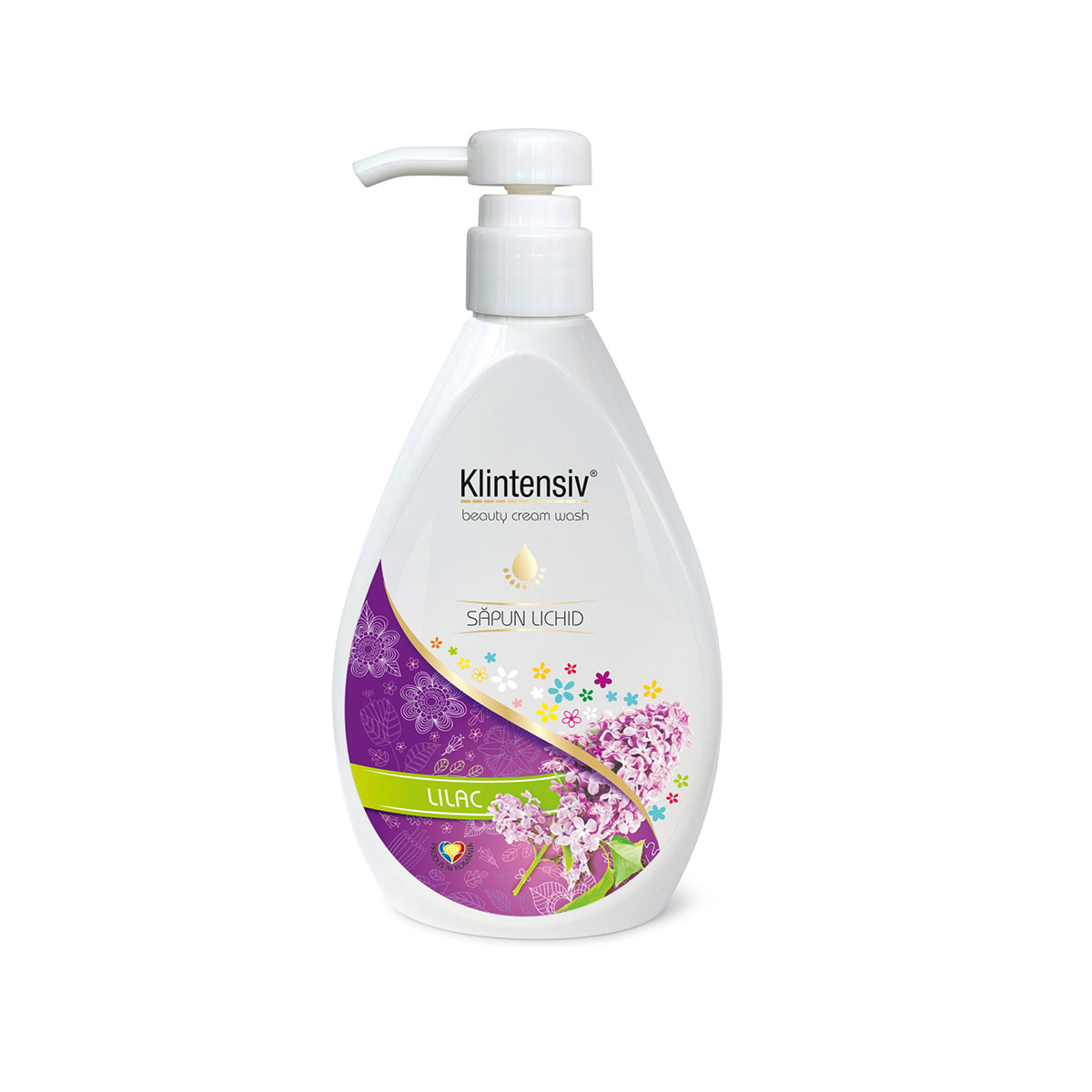 Gel dus si sapun - Sapun Lichid, Klintensiv, Liliac, 480 ml