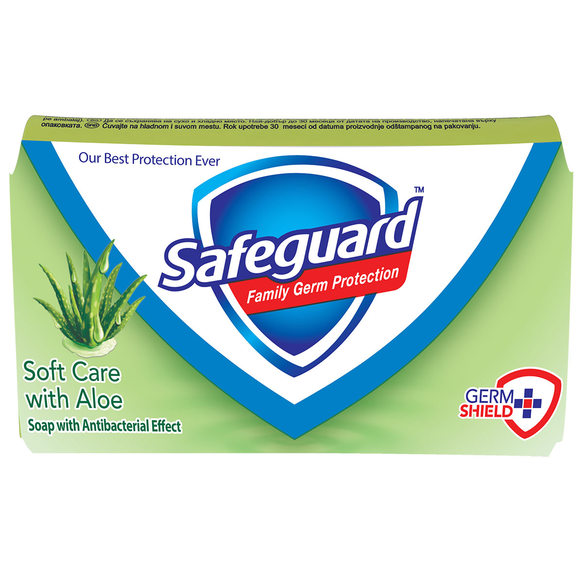 Gel dus si sapun - Sapun Solid, Safeguard, Aloe, 90g