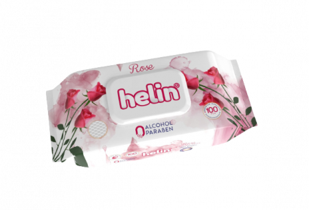 Servetele umede - Servetele Umede, Helin, Rose, 100 bucati