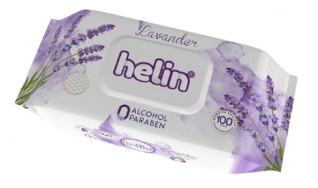 Casa si curatenie - Servetele Umede, Helin, Lavander, 100 bucati