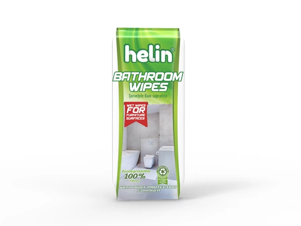 Servetele umede - Servetele Umede Multisuprafete Baie, Helin, 60 bucati