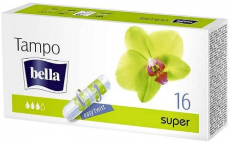 Igiena intima - Tampoane Pentru Flux Menstrual Normal Spre Abundent, Bella, 16 buc
