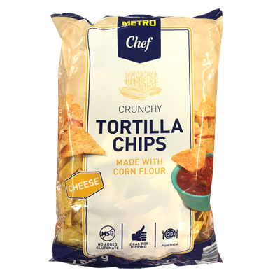 Bacanie - Tortilla Chips Cu Branza, Metro Chef, 750g