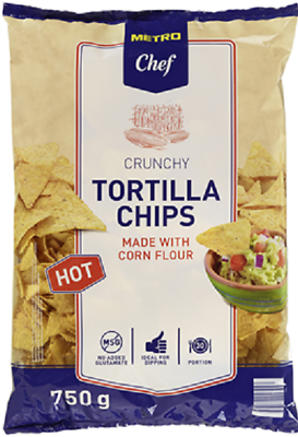 Bacanie - Tortilla Chips Cu Chili, Metro Chef, 750g
