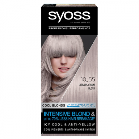 Ingrijirea parului - Vopsea De Par Permanenta, Syoss, Ultra Platinum Gold, 115 ml