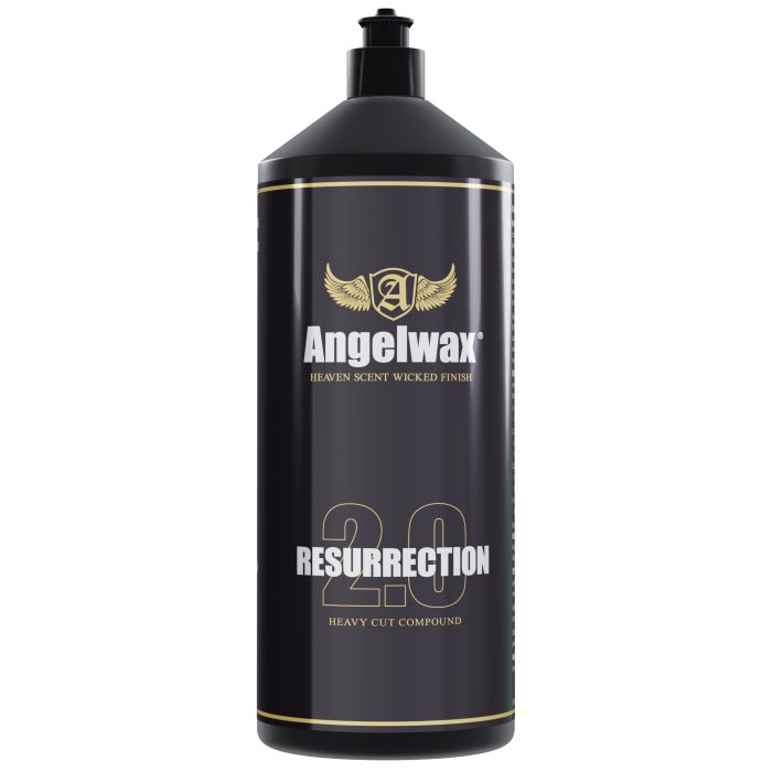 Kit Polish Profesional Corecție Abrazivă Angelwax Resurrection 1L + Pad Lână Lake Country 5" [2]