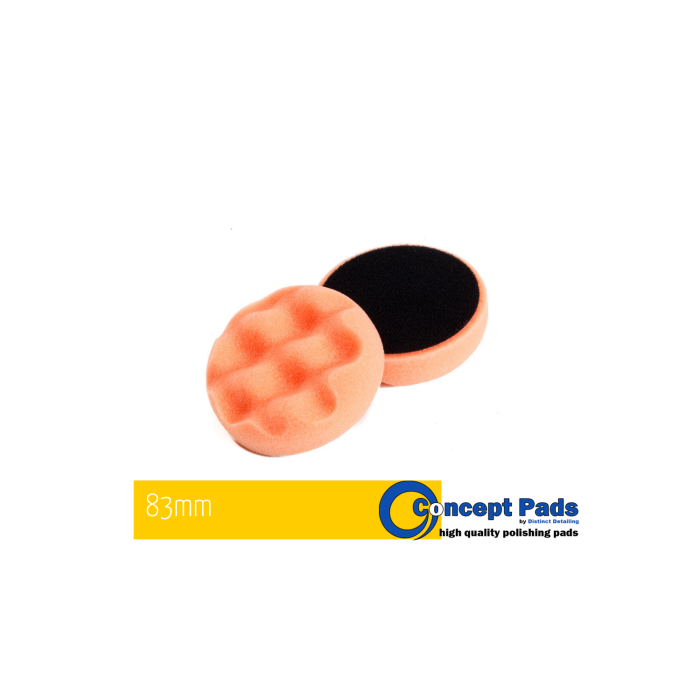 Concept Pads 3" Waffle Orange Medium Cutting Pad [1]