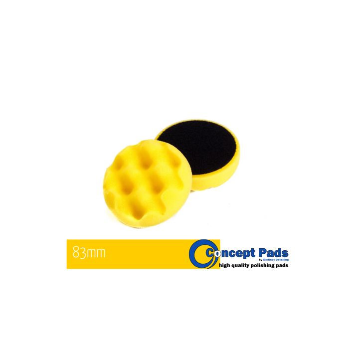 Concept Pads 3" Waffle Yellow Polishing Pad [1]