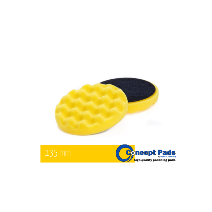 Concept Pads 5" Waffle Yellow Polishing Pad [1]