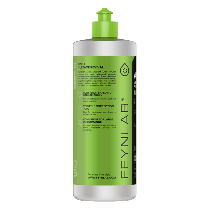 Kit Polish Profesional Feynlab® A500 + Pad Burete Concept Open-Cell 3" (Mediu, 0.5L) [3]