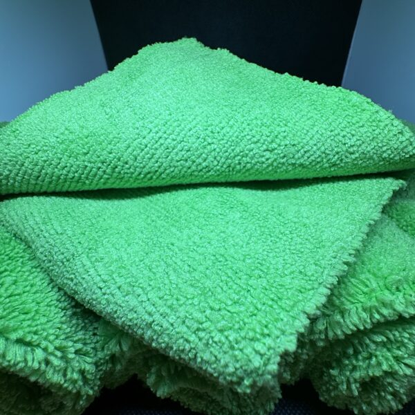 Lavete Premium Green, 40x40cm, 400gsm - Fallen Angels Microfibres [2]