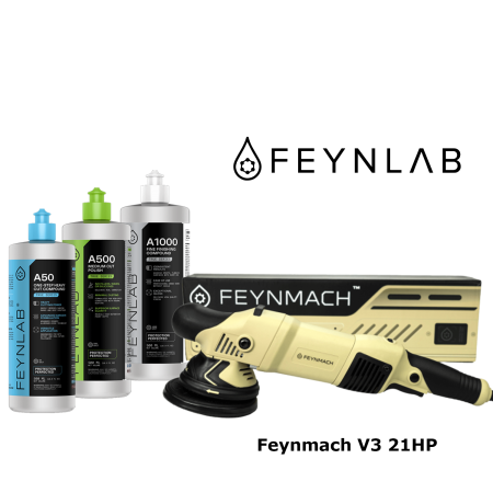 Kit-uri Detailing - 21HP Correction Kit - Feynmach® V3 21HP + Feynlab® Compounds 3x 500ml